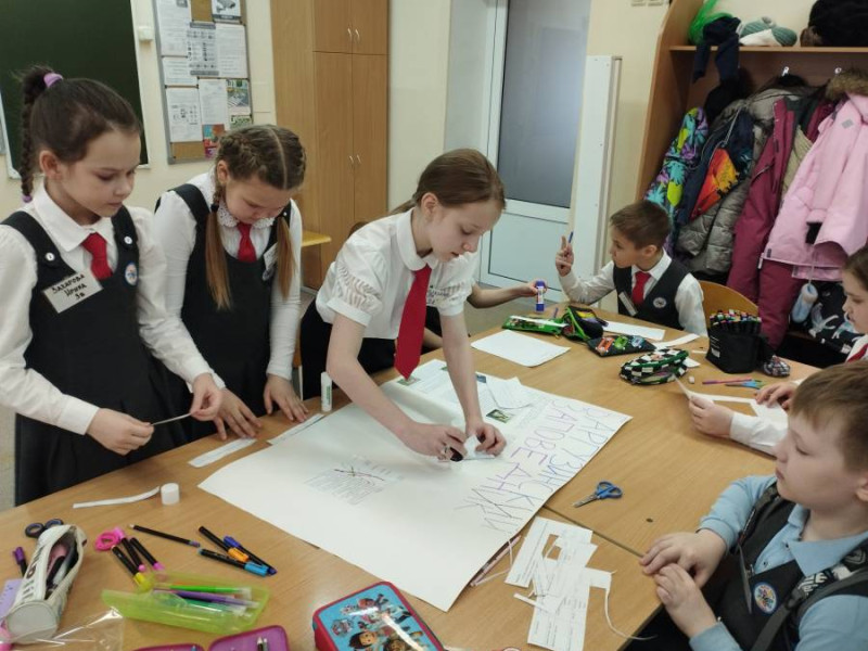 Проектная задача в параллели третьих классов.