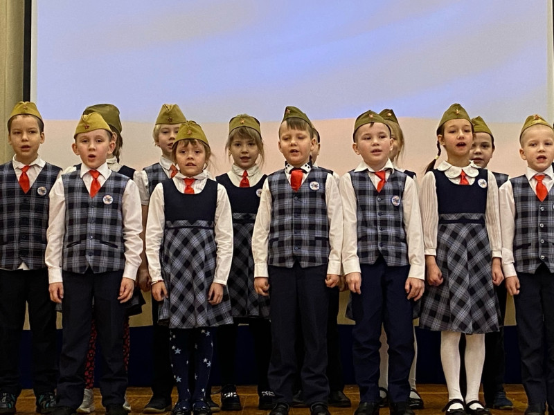 16 февраля среди учащихся 1 классов прошла «Битва хоров», посвящённая Дню защитника Отечества. .